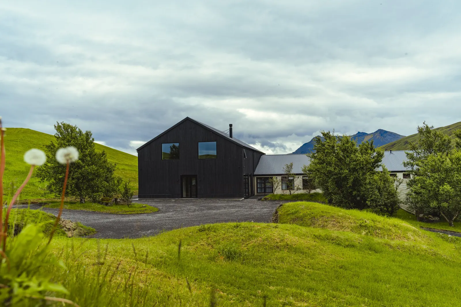 The lodge in summer