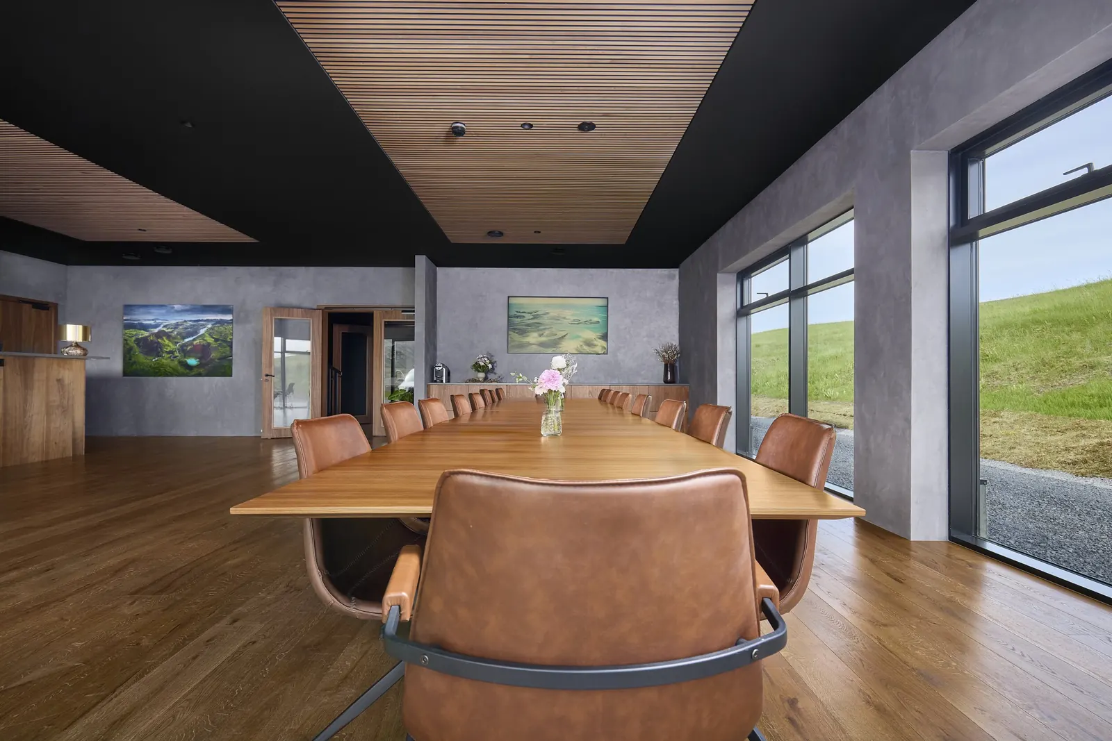 The dining room