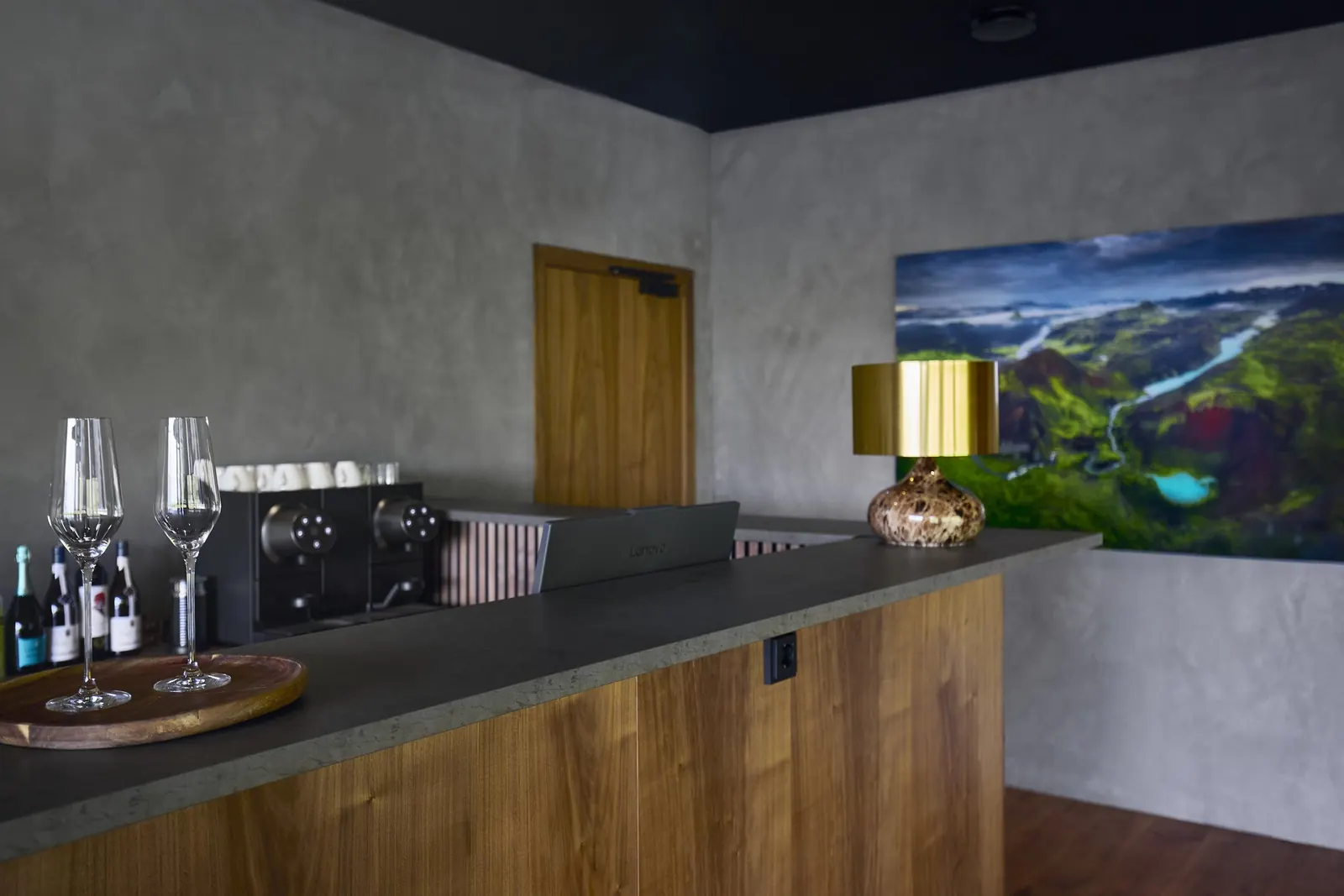 The bar