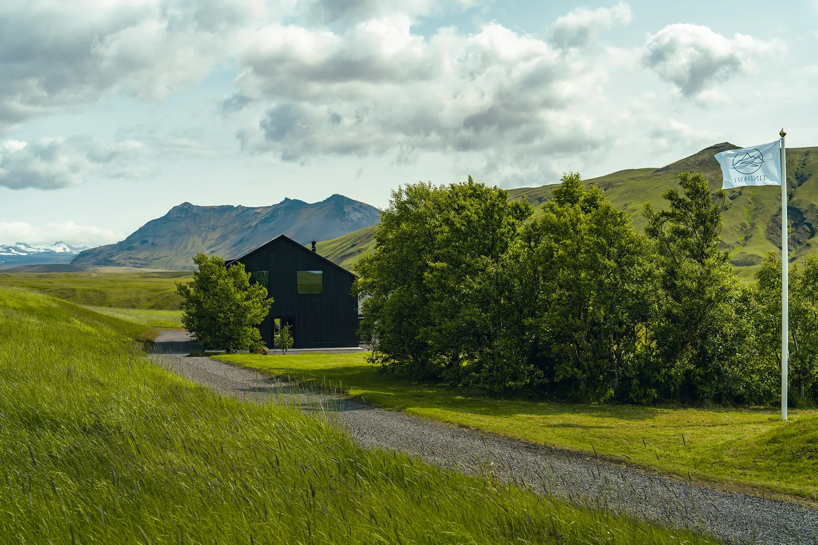 The Tindasel lodge in the South Iceland countryside