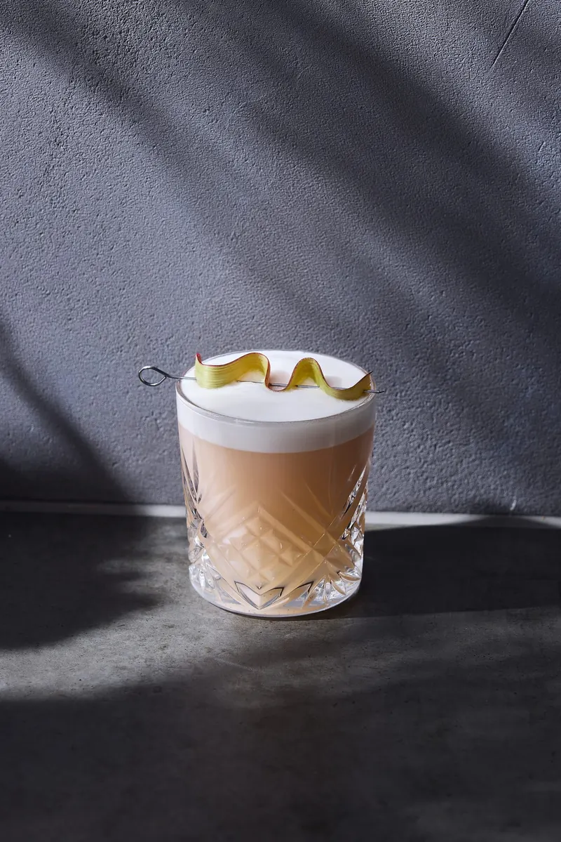 Cocktail with a foam top