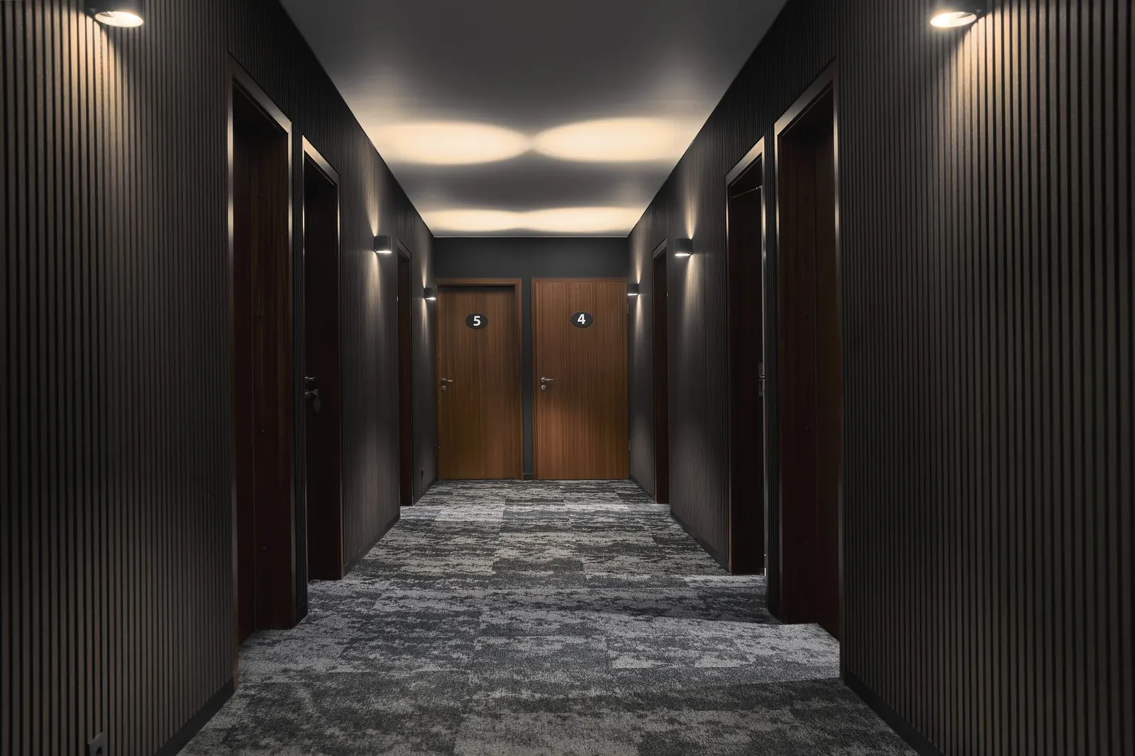 The corridor in Fjósið